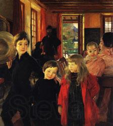 Albert Besnard A Family Norge oil painting art